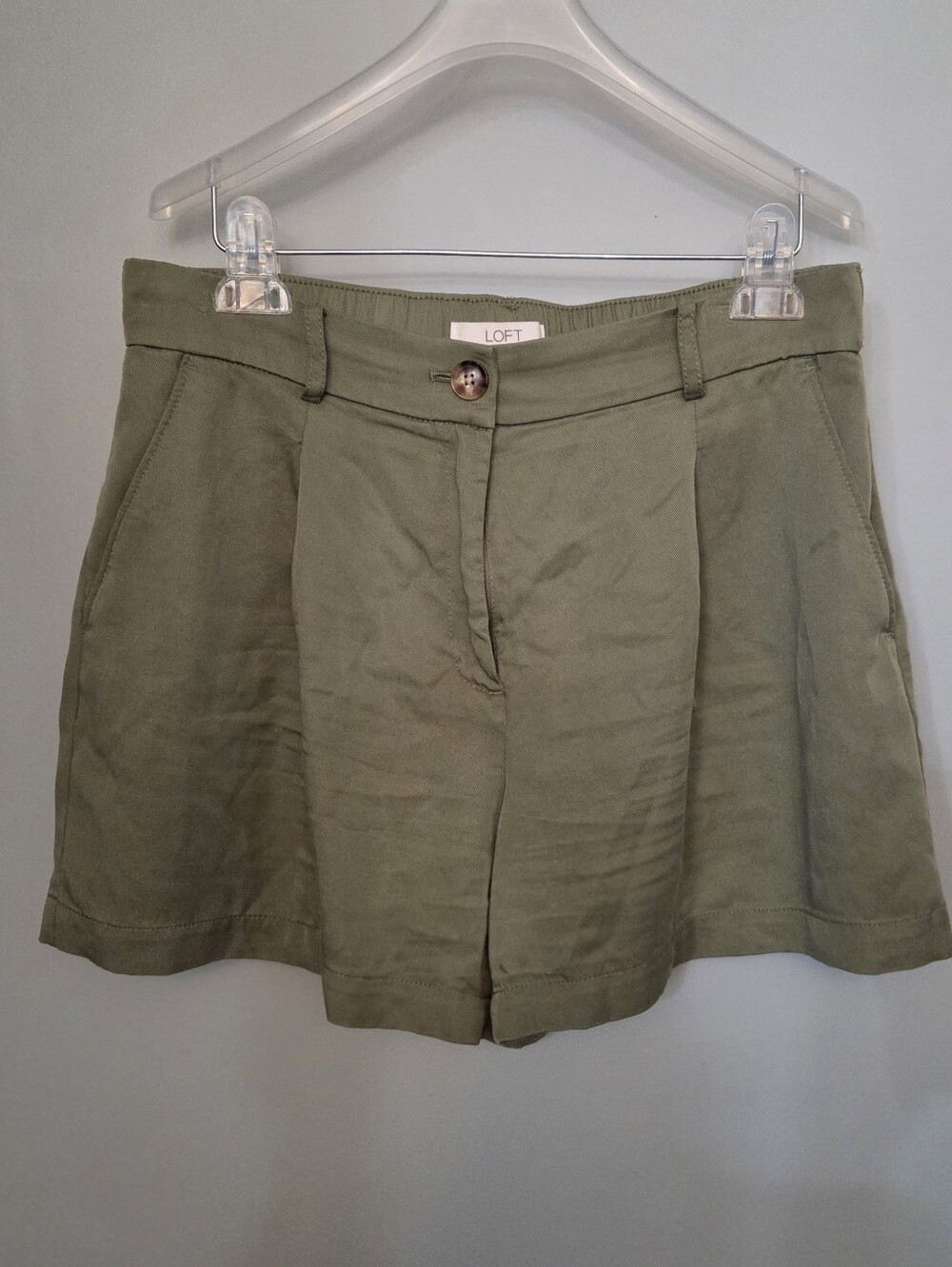 LOFT Olive Green Women's Tailored Shorts